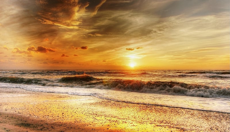 Beachfront Sunset